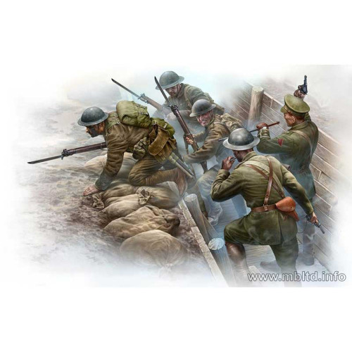 British Infantry before the attack, WWI era (1/35)