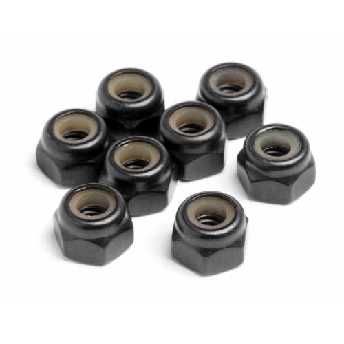 M4 Nylon Nut (8Pcs)