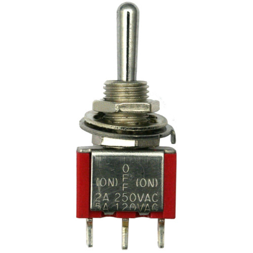 ni interrupteurs d'impulsion (ON)-OFF-(ON) 250V/2.0A