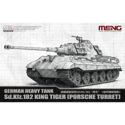 German Heavy Tank Sd. Kfz. 182 King Tiger (Porsche Turret) (1/72)