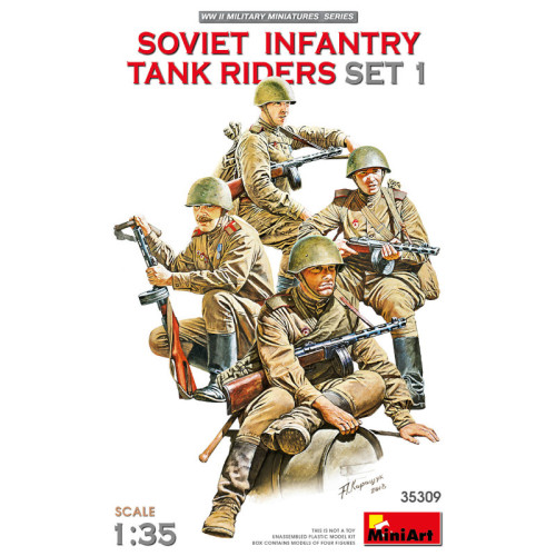 Sovjet Infanterie Tankrijders Set 1 (1/35)