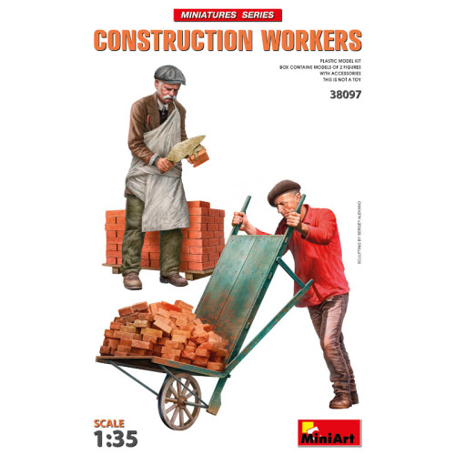 Construction workers with accessories (1/35) Construction workers with accessories (1/35)