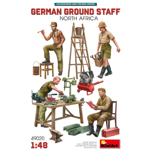 Personnel allemand au sol - Afrique du Nord (1/48) Personnel allemand au sol - Afrique du Nord (1/48)