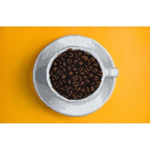 Tasse mit Kaffeebohnen Tasse mit Kaffeebohnen