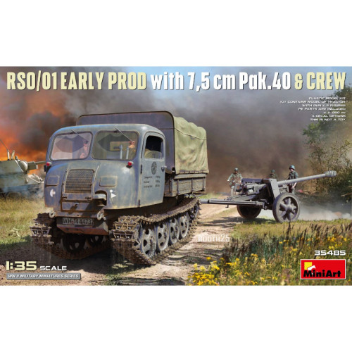 RSO/01 Early Prod. with 7,5 cm Pak.40 & Crew (1/35) RSO/01 Early Prod. with 7,5 cm Pak.40 & Crew (1/35)
