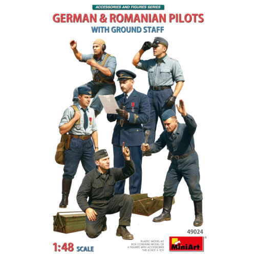 German & Romanian Pilots w/Ground Staff (1/48) German & Romanian Pilots w/Ground Staff (1/48)