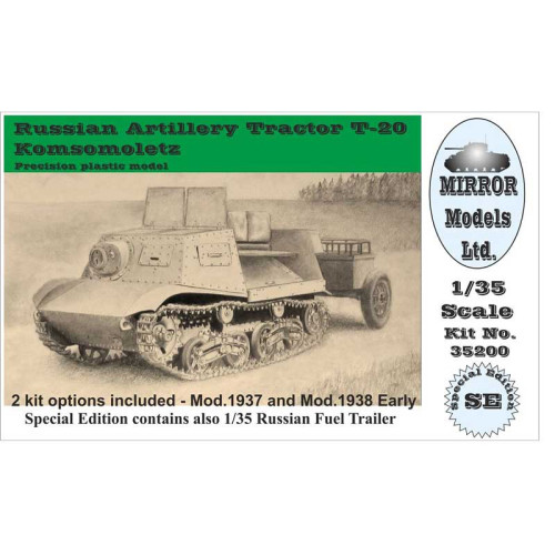 Russian Artillery Tractor T-20 Komsomoletz - Early (1/35) Russian Artillery Tractor T-20 Komsomoletz - Early (1/35)