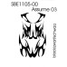 Autocollant Assume 03 (Noir) Autocollant Assume 03 (Noir)