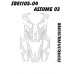Autocollant Assume 03 (Argent) Autocollant Assume 03 (Argent)