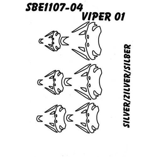 Autocollant Viper 1 (Argent) Autocollant Viper 1 (Argent)
