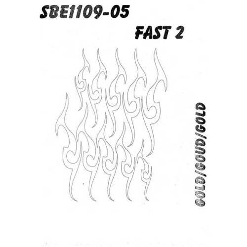 Autocollant Fast 2 (Dore) Autocollant Fast 2 (Dore)