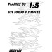 Paint mask Flames 03 for 1/5 scale