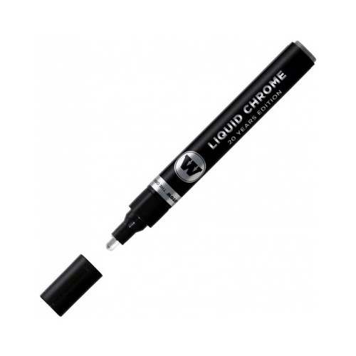 Marqueur à pomper - Chrome Liquide 2mm Marqueur à pomper - Chrome Liquide 2mm
