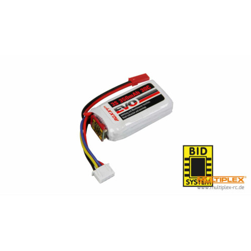 LiPo 11,1V - 350mAh - 3,9Wh 30C with BID-Chip