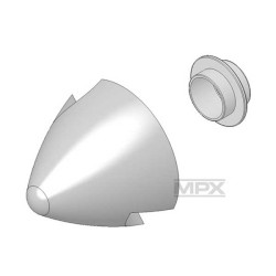 Elapor Spinner Zwart D62mm met houder