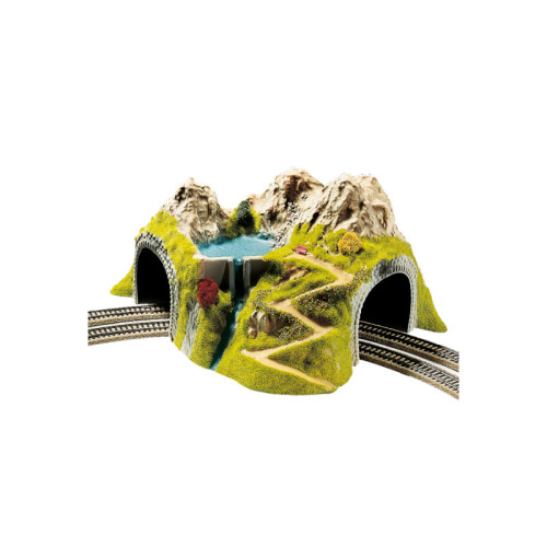 Tunnel, double-track, curved (H0) Tunnel, double-track, curved (H0)