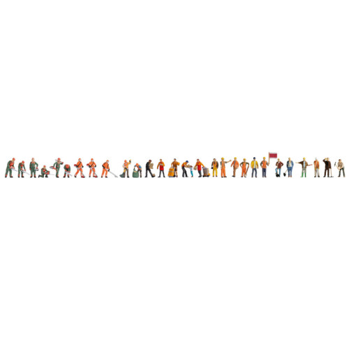 Mega Economy Figures Set - At work - 29 Figures (H0) Mega Economy Figures Set - At work - 29 Figures (H0)