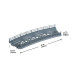 Brug-Basis, gebogen, Radius 360 mm (H0)