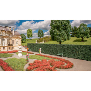 Hedges, tall, dark green, 40 x 10 mm (H0) (TT) (0)