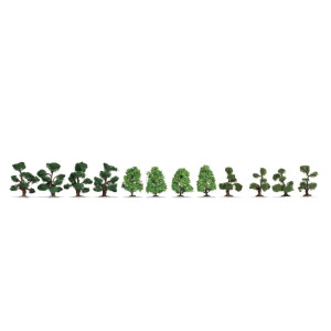 Ornamental Bushes, 12 Pieces, 4 - 5 cm high (H0) (TT) (N)