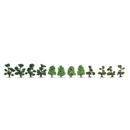 Ornamental Bushes, 12 Pieces, 4 - 5 cm high (H0) (TT) (N) Ornamental Bushes, 12 Pieces, 4 - 5 cm high (H0) (TT) (N)