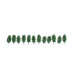 Thija Hedge, 12 Pieces, 3 cm high (H0) (TT) (N) Thija Hedge, 12 Pieces, 3 cm high (H0) (TT) (N)