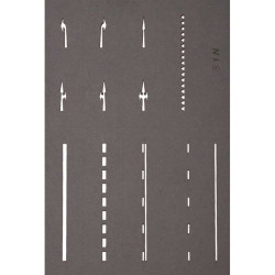 Gabarits de marquage routier (N)