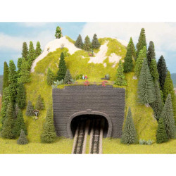 Vorsatz-Portal, 2-gleisig, 9 x 7 cm (H0) Vorsatz-Portal, 2-gleisig, 9 x 7 cm (H0)