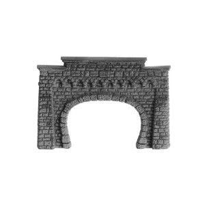 Tunnel-Portal, 2-gleisig, 8,5 x 6,5 cm (Z)