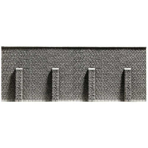 Retaining Wall, extra long, 66,8 x 12,5 cm (H0)