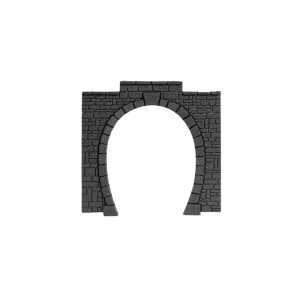 Tunnel Portal, Single Track, 11 x 11 cm, 2 Pieces (H0)