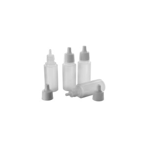 Plastic Bottle with lid, 4 pieces