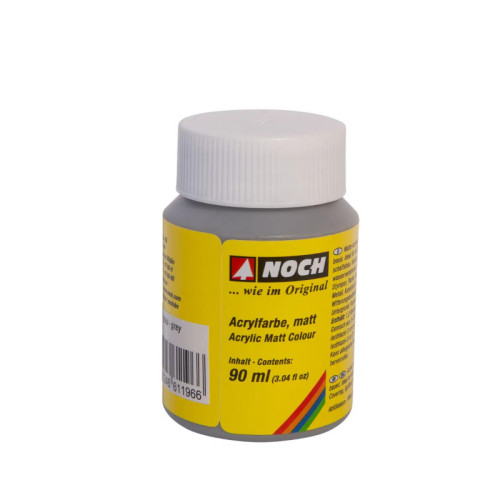 Peinture acrylique, mat, gris 90ml Peinture acrylique, mat, gris 90ml