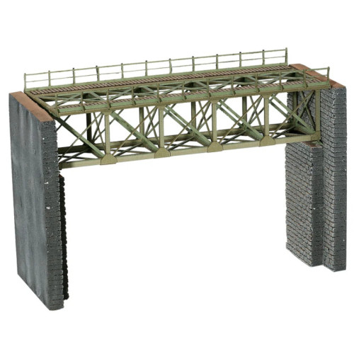 Steel Bridge with Bridge heads (H0)