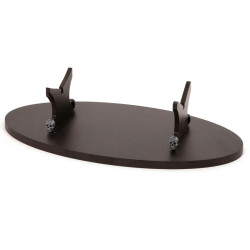 Displaystandaard met schedelthema voor piratenschipmodellen Displaystandaard met schedelthema voor piratenschipmodellen