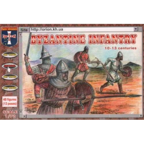 Byzantine Infantry - 10-13 Centuries (1/72) Byzantine Infantry - 10-13 Centuries (1/72)
