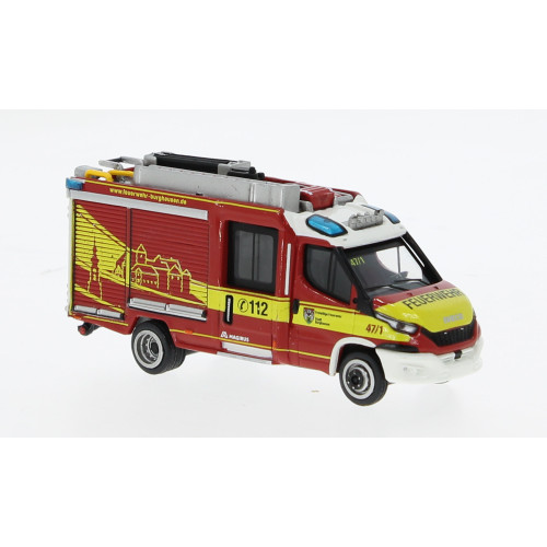 Iveco Magirus Daily MLF, Fire Brigade Burghausen 2021 (H0)