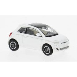 Fiat 500e, white, 2022 (H0)