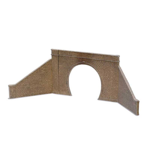1 Tunnel Mouth and 2 Walls - Single Track (H0) 1 Tunnel Mouth and 2 Walls - Single Track (H0)