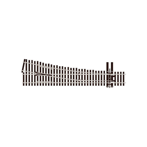 Turnout, 5th Radius, Right Hand (H0) Turnout, 5th Radius, Right Hand (H0)