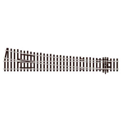 Aiguillage grand rayon gauche (H0) Aiguillage grand rayon gauche (H0)