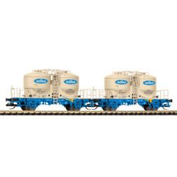 DB AG Wagen-Set - 2 Zementsilowagen (TT) DB AG Wagen-Set - 2 Zementsilowagen (TT)