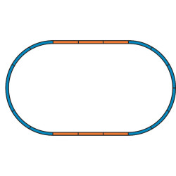 Bedding Extension sets for starter set Track A + 4 straight (H0) Bedding Extension sets for starter set Track A + 4 straight (H0)