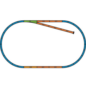 Bedding Extension sets for Starter Set Track A+B (H0)