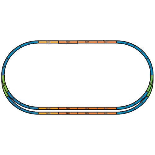 Bedding Extension sets for Starter Set Track A+E (H0)