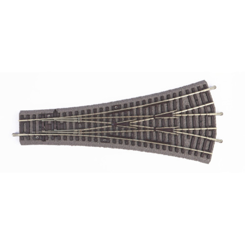 Aiguillage à trois voies W3 avec ballast (H0)