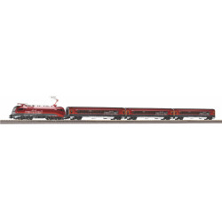 Starter Set ÖBB Railjet, PIKO A-Track w. Railbed (H0-DC)
