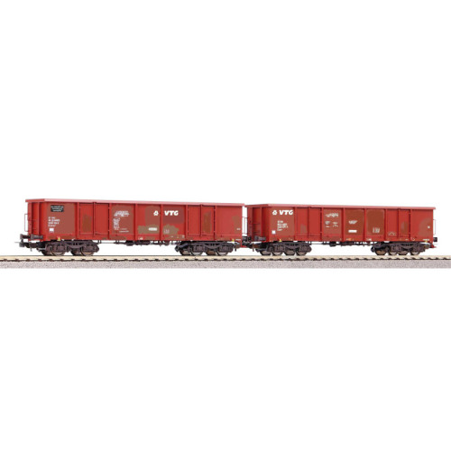 Piko H0 57702 Carro Merci Aperto DB – Modello Ferroviario Scala H0 – Epoca III (1945-1970) – Con Gancio NEM 362