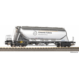 SNCF Covered Hopper Car Uacns Ciments Calcia (H0)