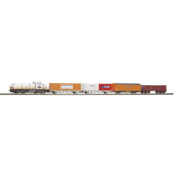 SBB Am843 with 4 freight cars (H0-DC)